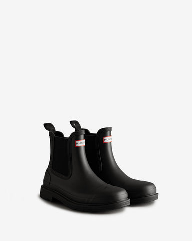 Women's Black Commando Chelsea Boot