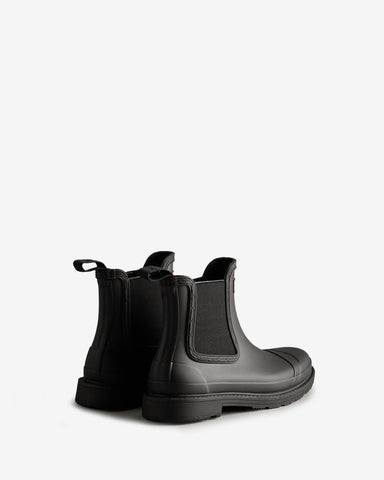Women's Black Commando Chelsea Boot