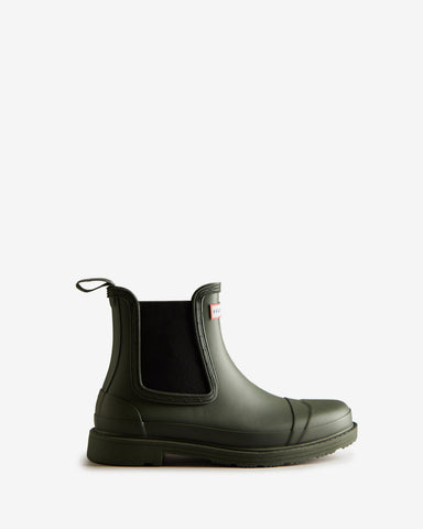 Women's Dark Olive Commando Chelsea Boot