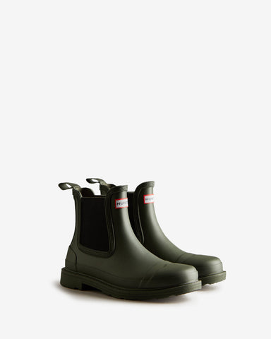 Women's Dark Olive Commando Chelsea Boot