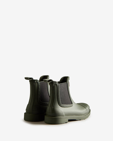 Women's Dark Olive Commando Chelsea Boot