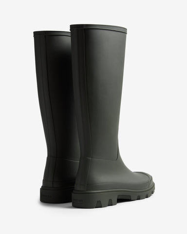 Unisex Dark Olive Downpour Tall Wellington Boot