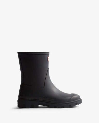 Unisex Black Downpour Short Wellington Boot