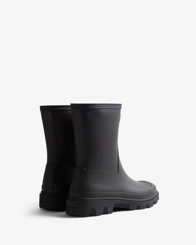 Unisex Black Downpour Short Wellington Boot