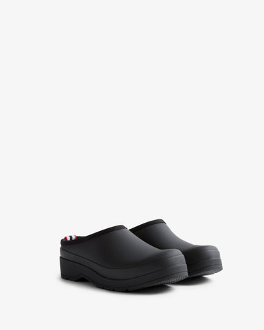Women's Black Play Clogs