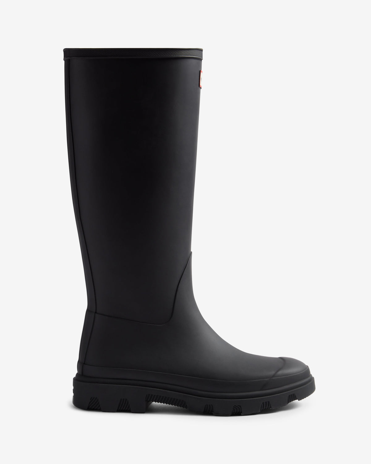 Unisex Black Downpour Tall Wellington Boot