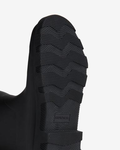 Unisex Black Downpour Tall Wellington Boot