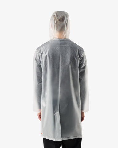 Unisex Clear Downpour Andrea Clear Matte PU Rain Coat