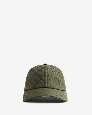 Green Recrafted Quilted Patchwork Cap