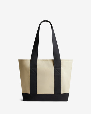 Beige Recrafted Tote Bag