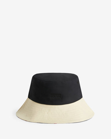 Black Recrafted Reversible Bucket Hat