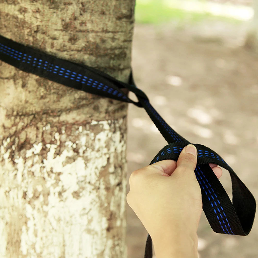 Portable Hammock Tree Straps for Outdoor Relaxation and Home Use in Gardens and Yards