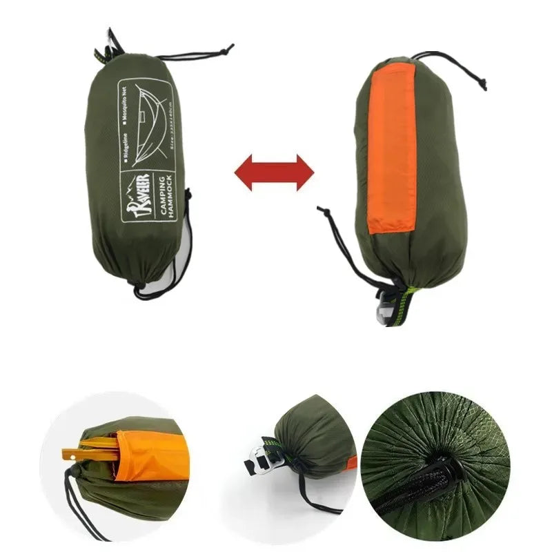 Travel hammock with net 