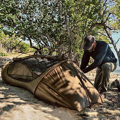 Outdoor Single Person  Mosquito Proof Shelter, Camping Tent
