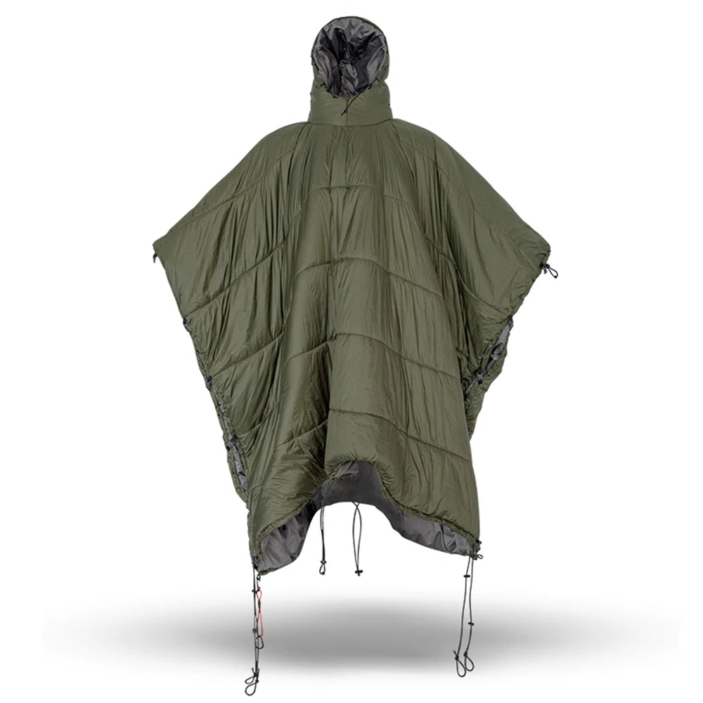 Multifunctional Hammock Underquilt Sleeping Bag  and Hammock UnderBlanket Poncho