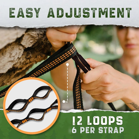 Double Size Camping Hammock with Mosquito Net