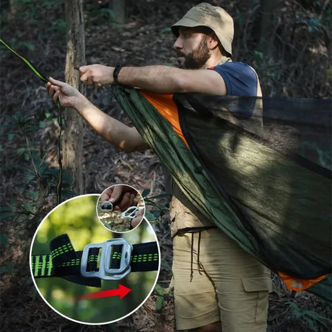 Travel hammock with net 
