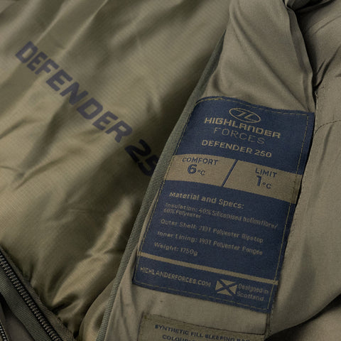 Highlander Defender 250 3 Season Sleeping Bag