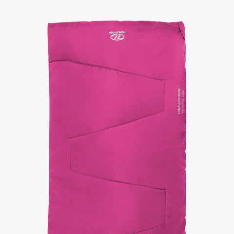 Sleepline 250 Envelope Sleeping Bag, Pink