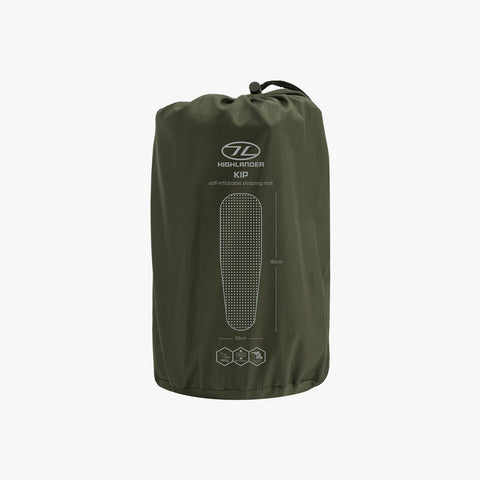 Highlander Self-inflating kip mat 30mm, Olive