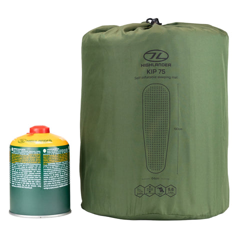 Highlander Self-inflating kip mat 75mm