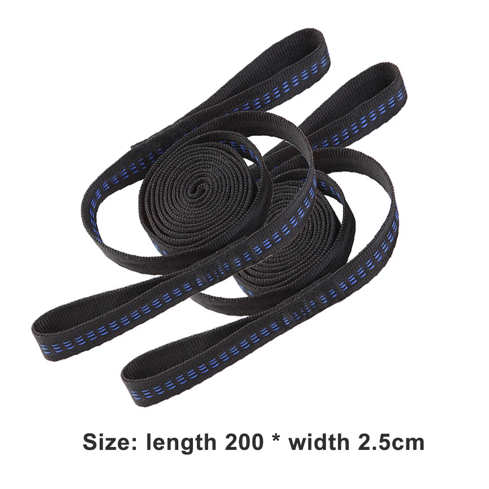 Portable Hammock Tree Straps for Outdoor Relaxation and Home Use in Gardens and Yards