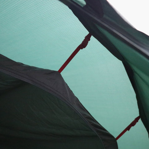 RESPITE 2 PERSON TUNNEL TENT, Pine green