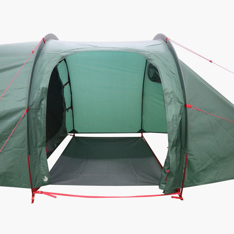 RESPITE 2 PERSON EXTENDED TUNNEL TENT, Pine green