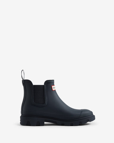 Unisex Navy Downpour Chelsea Boot
