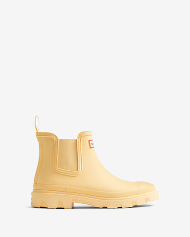Unisex Pale Yellow Downpour Chelsea Boot