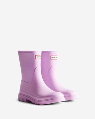 Unisex Lavender Downpour Short Wellington Boot