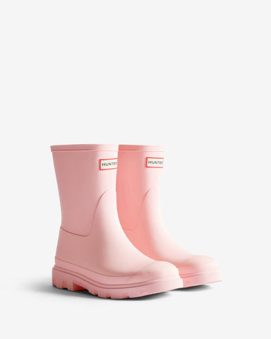 Unisex Parfait Pink Downpour Short Wellington Boot