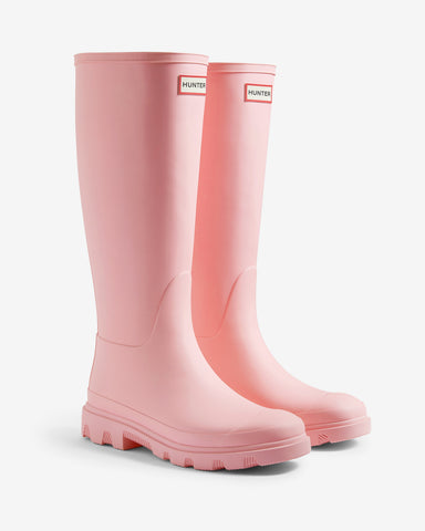 Unisex Parfait Pink Downpour Tall Wellington Boot