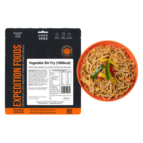 Expedition Foods Vegetable Stir Fry | Freeze-Dried Meal