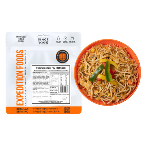 Expedition Foods Vegetable Stir Fry | Freeze-Dried Meal