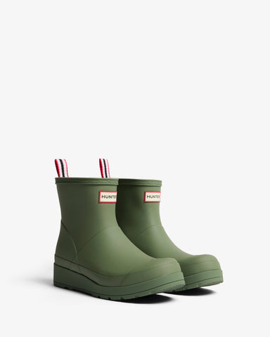Women's Lichen Green Play Short Wellington Boot