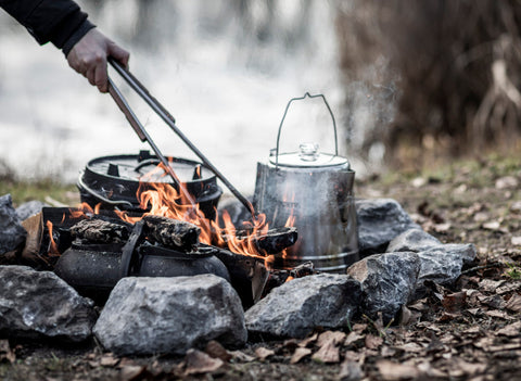 Petromax BBQ and Coal Tongs