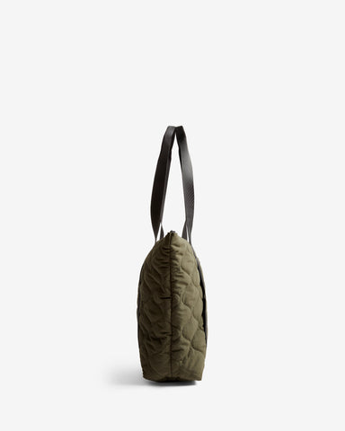 Green Adair Quilted Tote Bag