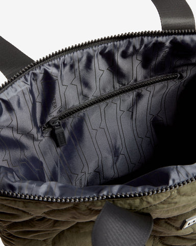 Green Adair Quilted Tote Bag