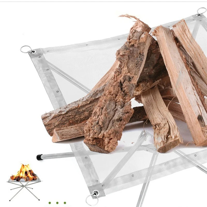 Portable Steel Mesh Fire Pit