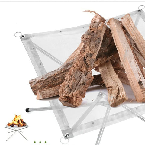 Portable Steel Mesh Fire Pit
