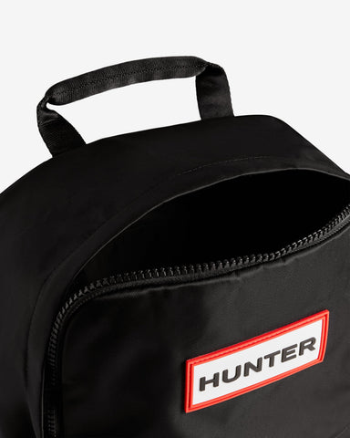 Black Nylon Backpack