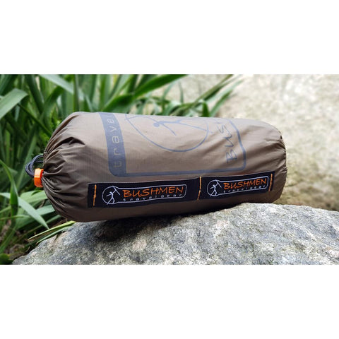 Bushmen Ultralight Tarp 3x3 Dark Olive