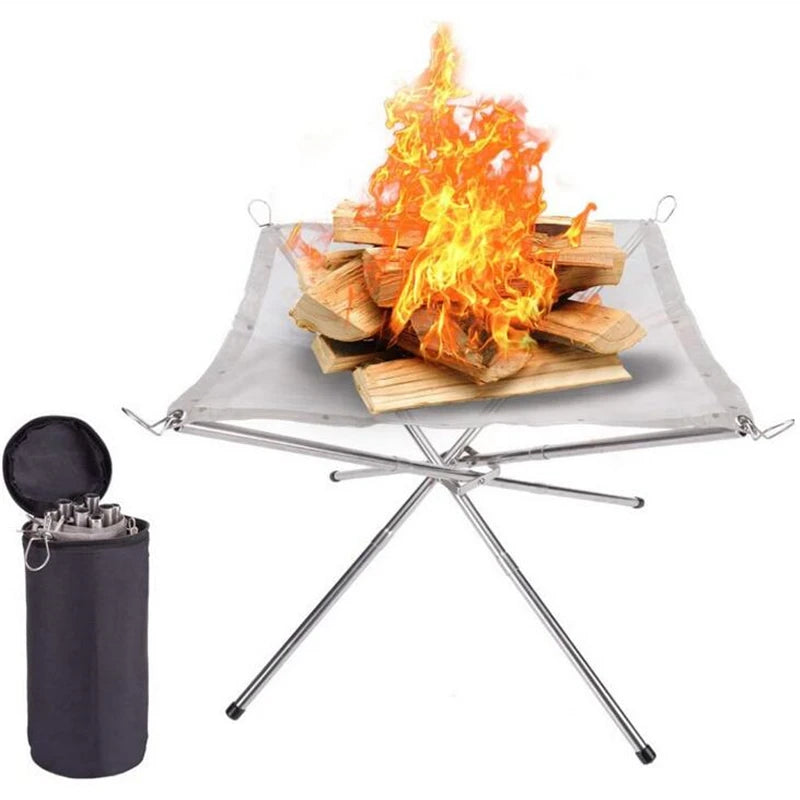 Portable Steel Mesh Fire Pit