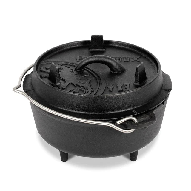 Petromax 1.6L Cast Iron Dutch Oven with Legs - Wylies Outdoor World