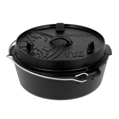 Petromax 5.5L Cast Iron Dutch Oven - Wylies Outdoor World