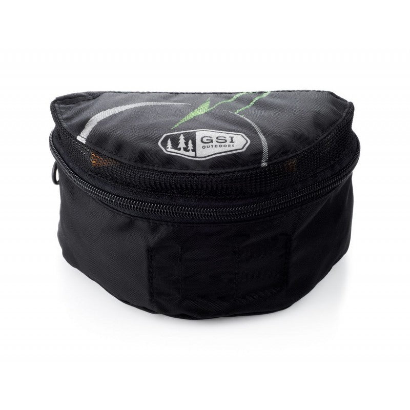 SI Crossover backpacking utensils organized in lightweight tote showing compact storage system