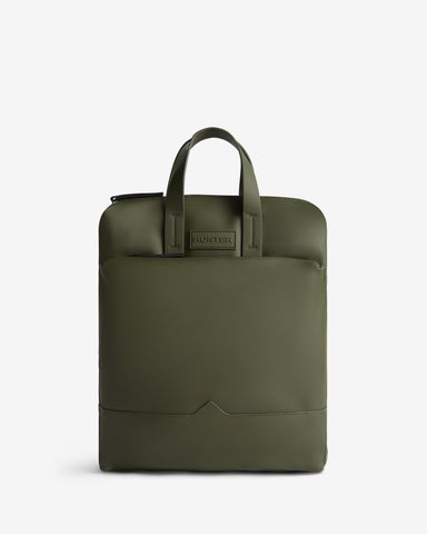 Green Islay Pu Commuter Backpack