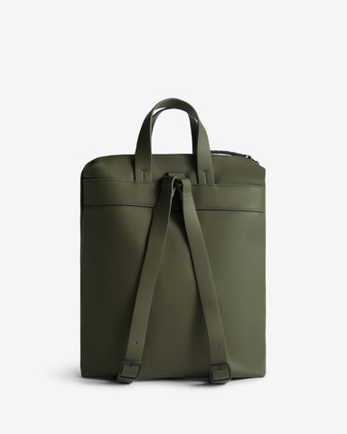 Green Islay Pu Commuter Backpack