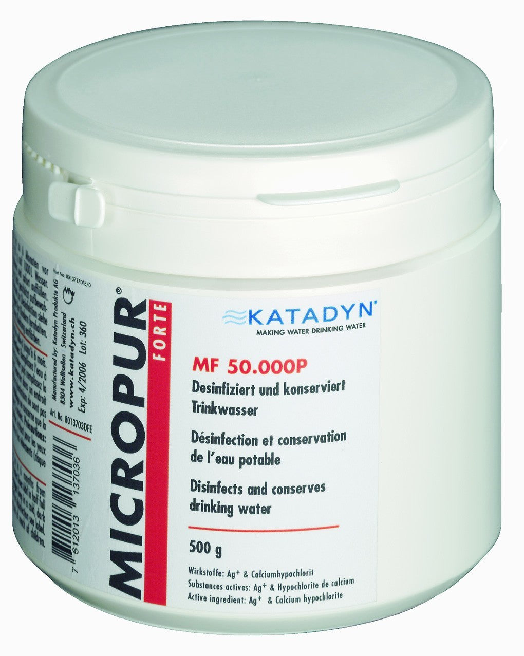 Katadyn Micropur Forte Powder 500g